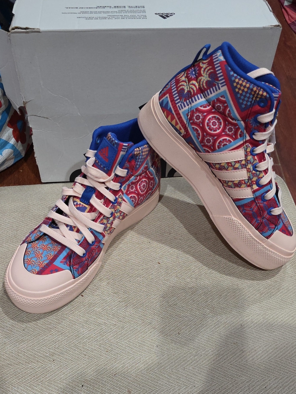 NWT Women's Adidas X Farm Rio Bravada 2.0 Platform High Tops